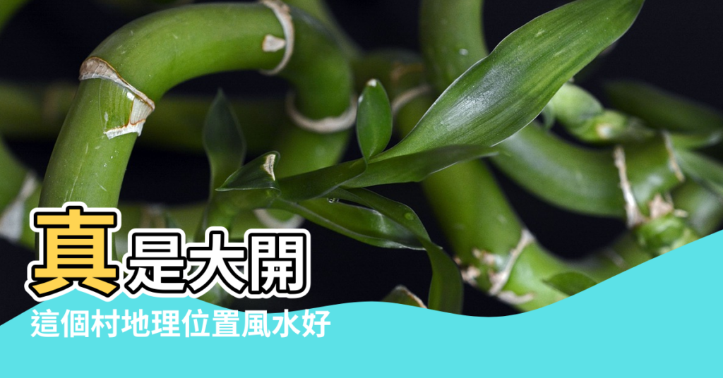 【廣西風水村】真是大開 |這個村地理位置風水好 |被世人譽為 |