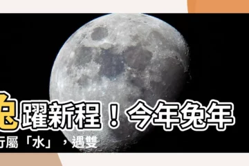 【今年兔年五行】兔躍新程！今年兔年五行屬「水」，遇雙春開創千年機緣！