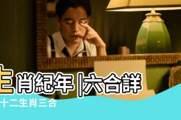 【十二生肖6段】生肖紀年 |六合詳解 |十二生肖三合 |