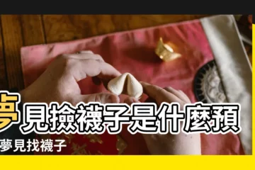 【周公解夢 夢見撿襪子】夢見撿襪子是什麼預兆 |夢見找襪子 |