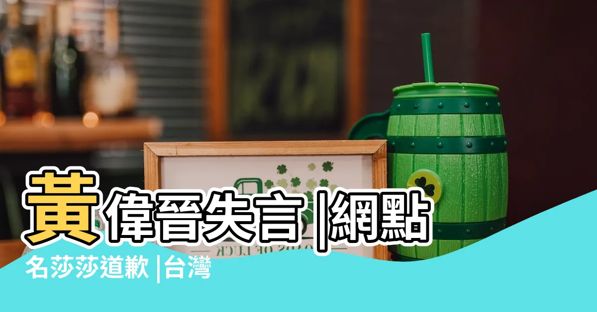 【網黃意思】黃偉晉失言 |網點名莎莎道歉 |台灣人的性觀念愈來愈開放了嗎 |