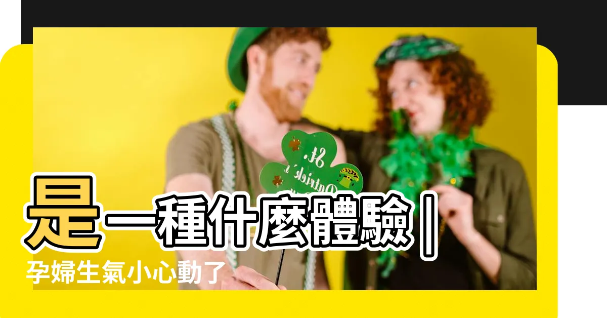 【胎氣是什麼】是一種什麼體驗 |孕婦生氣小心動了 |想要胎穩 |