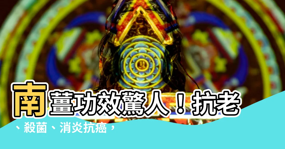 【南薑功效】南薑功效驚人！抗老、殺菌、消炎抗癌，連口臭都能治？