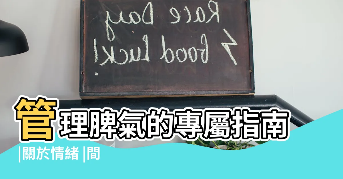 【情緒暴躁】管理脾氣的專屬指南 |關於情緒 |間歇性暴怒症 |