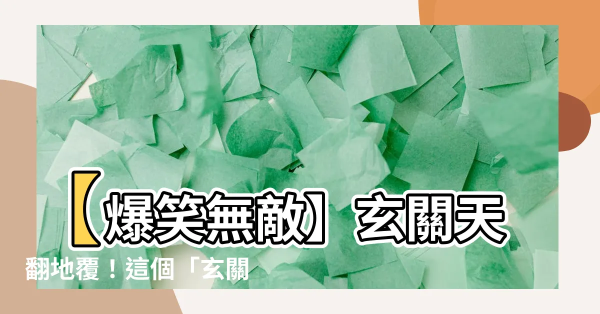 【玄關梗】【爆笑無敵】玄關天翻地覆！這個「玄關梗」簡直太瘋狂了！