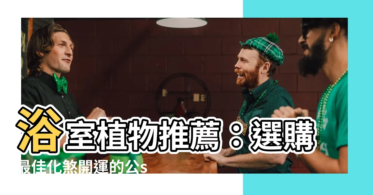 【廁所植物】浴室植物推薦:選購最佳化煞開運的公space植物