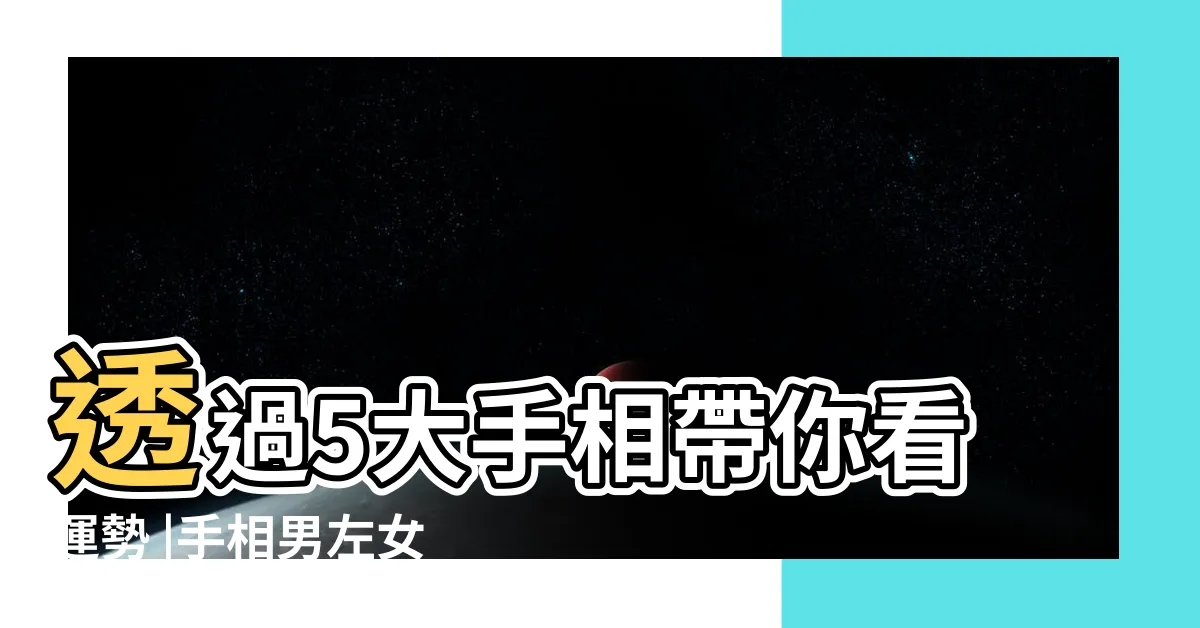【右手是哪邊】透過5大手相帶你看運勢 |手相男左女右不正確 |MamiBuy編輯部 |