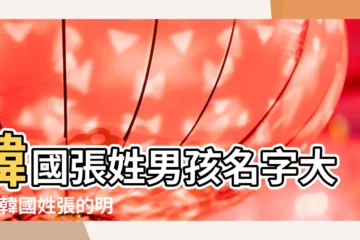 【張姓韓國男孩名字】韓國張姓男孩名字大全 |韓國姓張的明星有哪些 |姓張的男孩名字韓國 |