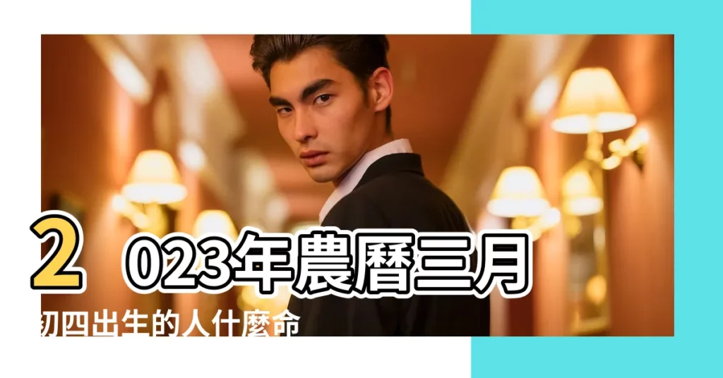 2023年農曆三月初四出生的人什麼命 |生辰八字查詢 |農曆三月初四出生的人性格如何 |【三月初四生辰】