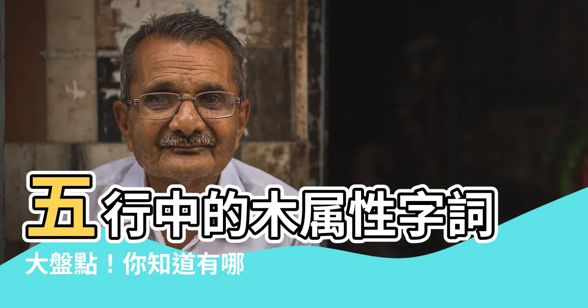 【木屬性的字】五行中的木屬性字詞大盤點！你知道有哪些嗎？
