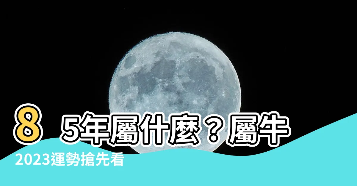 【85年屬什麼】85年屬什麼？屬牛2023運勢搶先看！