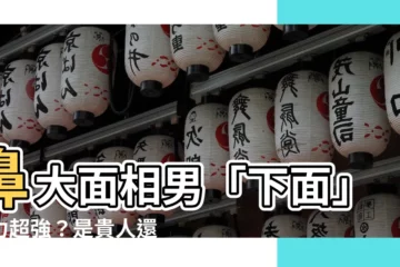 【鼻大面相男】鼻大面相男「下面」能力超強？是貴人還是妨礙？