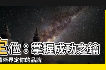 【定位的意思】定位：掌握成功之鑰，清晰界定你的品牌形象！
