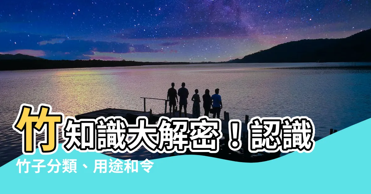 【竹子】竹知識大解密！認識竹子分類、用途和令人驚奇的秘密