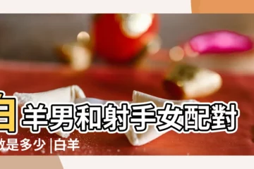 【白羊座男和射手座女最配】白羊男和射手女配對指數是多少 |白羊座男配射手座女 |白羊男射手女配對合適嗎 |