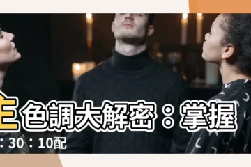 【主色調】主色調大解密：掌握60：30：10配色原則，打造迷人空間