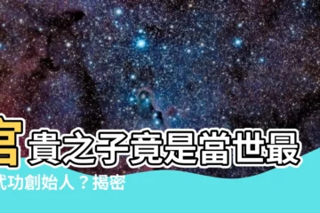【官貴中】官貴之子竟是當世最強武功創始人？揭密官貴中的隱藏高人