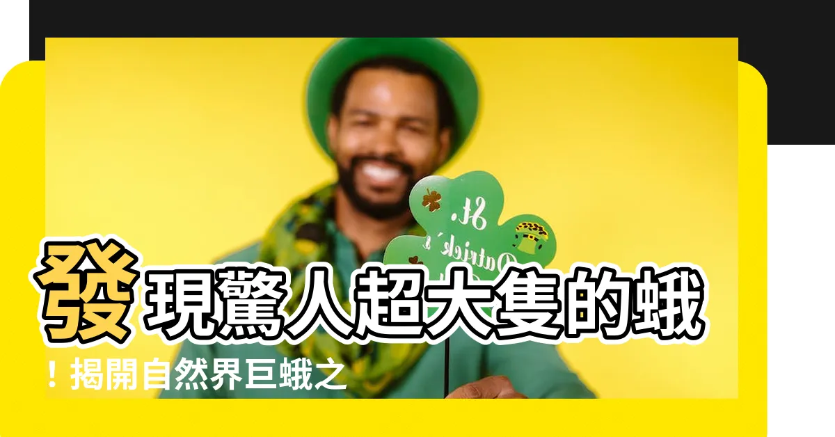 【超大隻的蛾】發現驚人超大隻的蛾！揭開自然界巨蛾之謎
