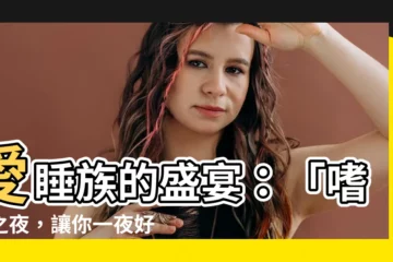 【愛睡】愛睡族的盛宴：「嗜睡之夜，讓你一夜好眠」