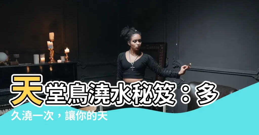 【天堂鳥 澆水】天堂鳥澆水秘笈：多久澆一次，讓你的天堂鳥健康美麗！