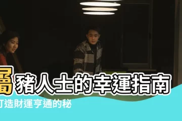 【屬豬佩戴飾物】屬豬人士的幸運指南：打造財運亨通的秘密飾物！