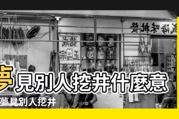 【周公解夢夢見別人挖水井】夢見別人挖井什麼意思 |夢見別人挖井 |做夢夢見挖井出水了好不好 |
