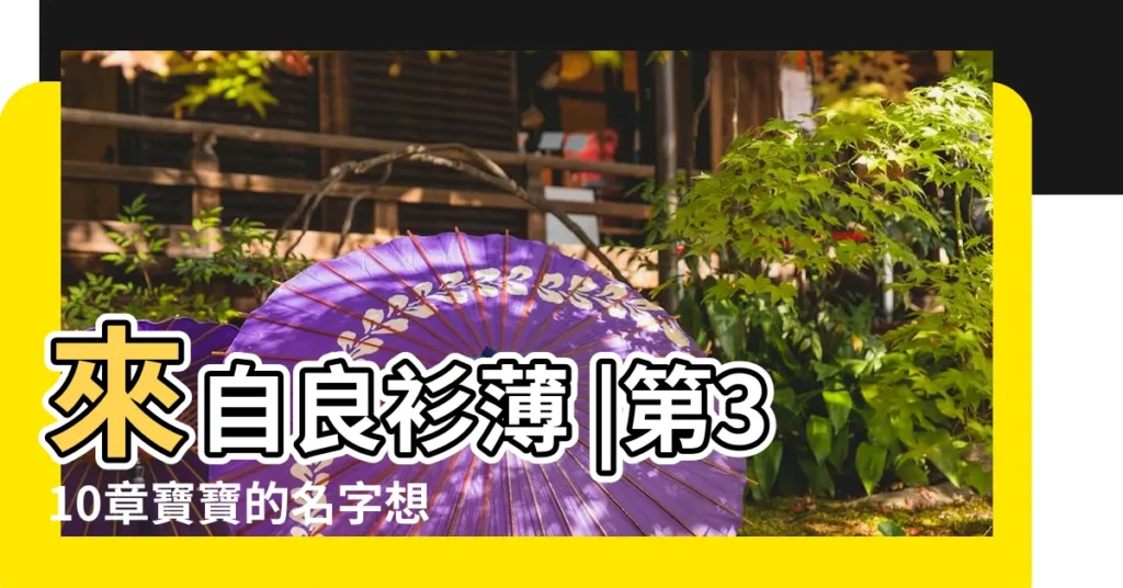 來自良衫薄 |第310章寶寶的名字想好了 |媳婦兒懷孕四個月 |【寶寶小名叫粥粥】