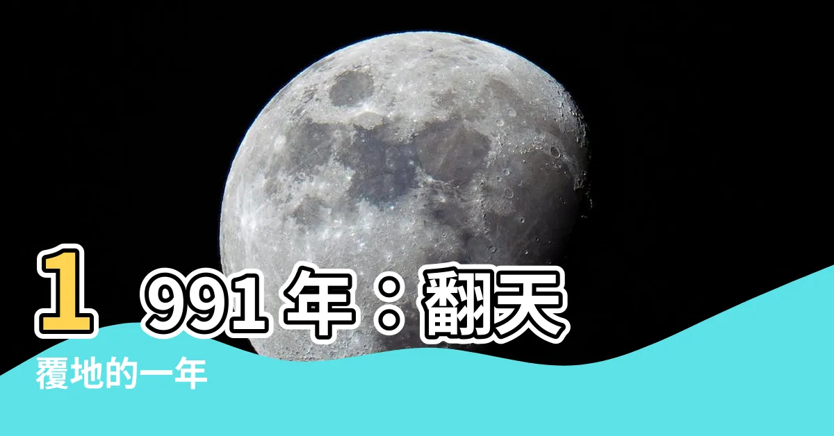 【1991 年】1991 年：翻天覆地的一年
