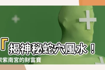 【蛇穴風水】「揭神秘蛇穴風水！探索紫南宮的財富寶地」