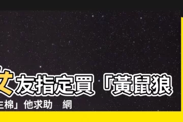 【黃鼠狼衞生棉】女友指定買「黃鼠狼衞生棉」他求助　網笑：念3次才懂！