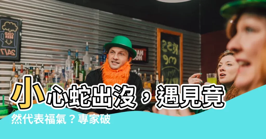 【遇見蛇代表什麼】小心蛇出沒，遇見竟然代表福氣？專家破解2招「積陰德」法