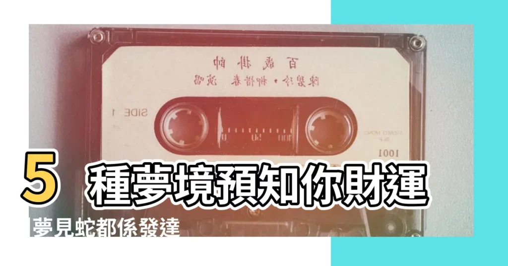 5種夢境預知你財運 |夢見蛇都係發達吉兆 |夢見棺材裏有蛇還有死人是什麼意思 |【夢到蛇棺材死人是什麼意思周公解夢】