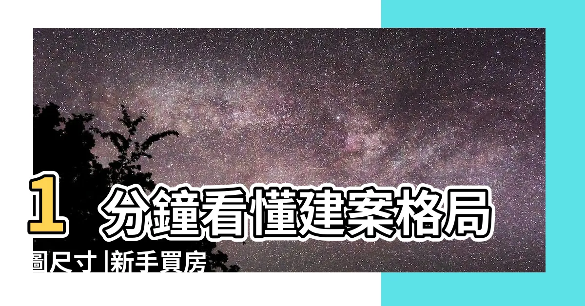 【房子平面圖怎麼看】1分鐘看懂建案格局圖尺寸 |新手買房8堂課 |建案平面圖符號教學 |