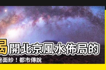 【北京風水佈局】揭開北京風水佈局的神秘面紗！都市傳説的真實陰影