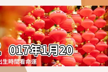 【2017年1月20日】2017年1月20日出生時間看命運 |2017年美國總統就職典禮 |屬什麼生肖 |