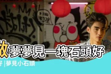 【夢見一堆小塊石頭】做夢夢見一塊石頭好不好 |夢見小石頭 |夢到小石頭是什麼意思 |