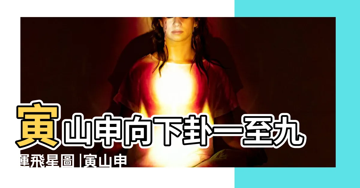 【寅山申向九運】寅山申向下卦一至九運飛星圖 |寅山申向宅運盤風水詳解 |九運艮山坤向 |