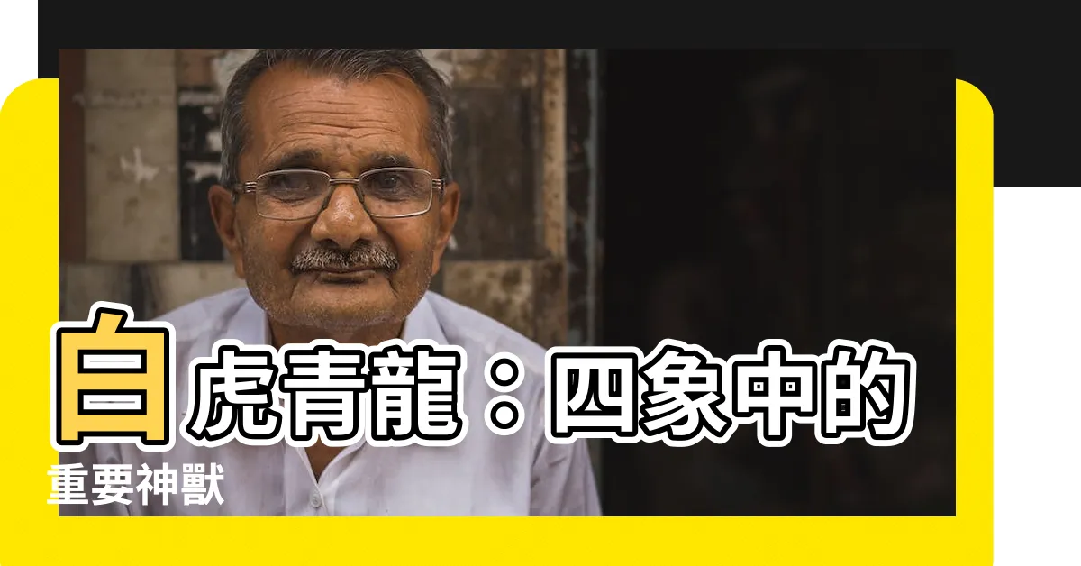 【白虎 青龍】白虎青龍：四象中的重要神獸