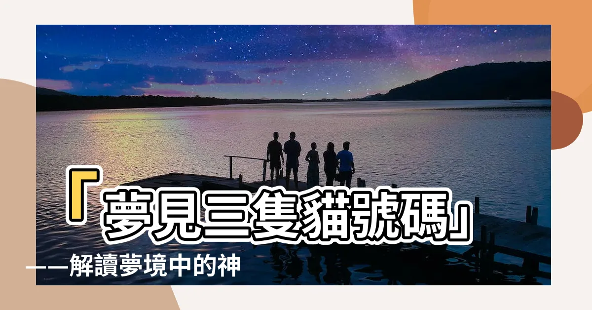 【夢見三隻貓號碼】「夢見三隻貓號碼」——解讀夢境中的神秘數字