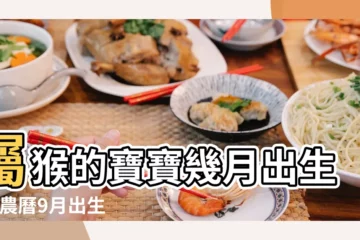 【猴年九月那天出生好不好】屬猴的寶寶幾月出生好 |農曆9月出生屬猴人命好嗎 |十二生肖出生日命運 |