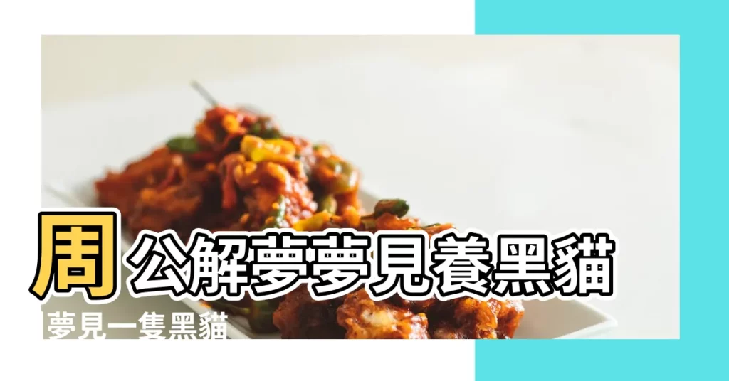 周公解夢夢見養黑貓 |夢見一隻黑貓 |夢見養黑貓 |【夢見養了一隻黑貓】