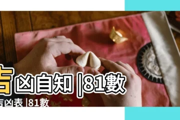 【號碼數理數為81的號碼】吉凶自知 |81數理吉凶表 |81數吉凶 |