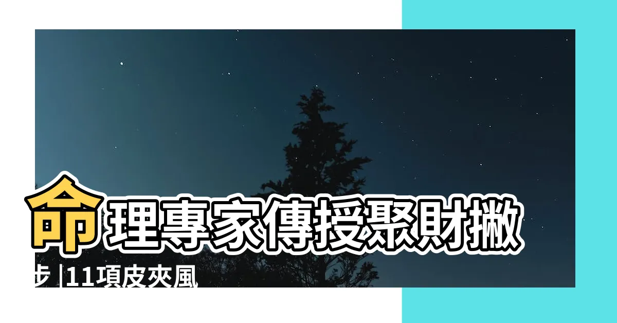 【零錢包顏色招財】命理專家傳授聚財撇步 |11項皮夾風水學守財和財運兼顧 |錢包千萬別買這4種顏色 |
