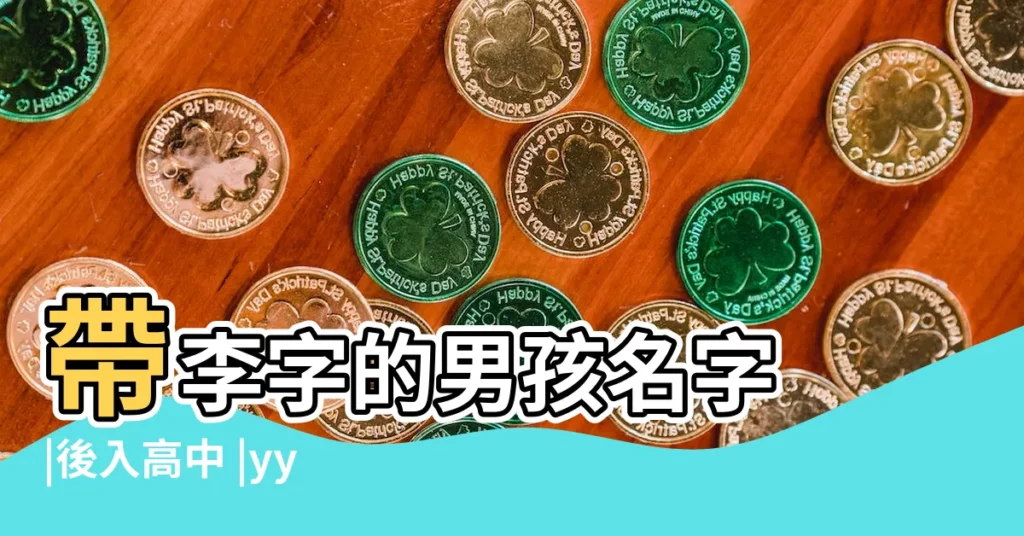 帶李字的男孩名字 |後入高中 |yy489 |【帶李的網名大全集】