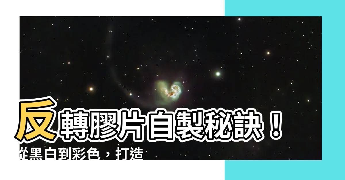 【反轉膠片】反轉膠片自製秘訣！從黑白到彩色，打造獨特視覺饗宴