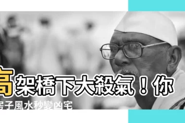 【風水 高架橋】高架橋下大殺氣！你的房子風水秒變凶宅？