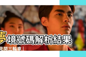 【夢見陌生男人開三輪摩托車】夢境號碼解析結果 |夢見開三輪車 |夢境號碼解析結果 |