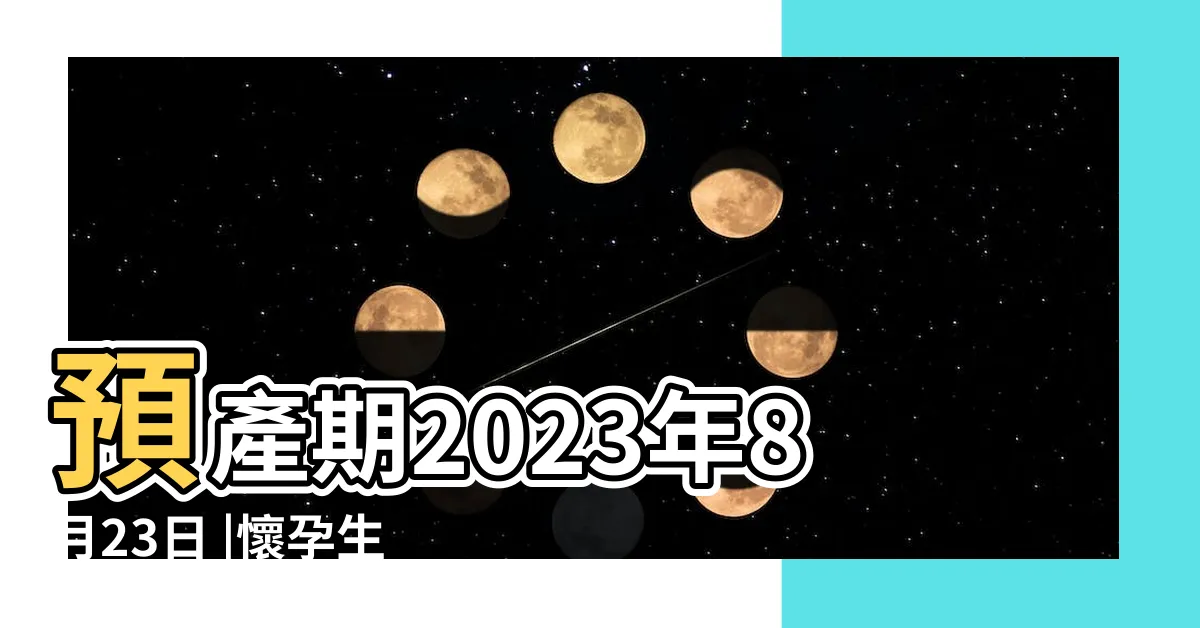 【生小孩農民曆】預產期2023年8月23日 |懷孕生產前必看的 |專業文章 |