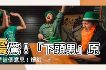【下頭的意思】震驚！「下頭男」原來是這個意思！爆紅潮語「白月光」怎麼解？