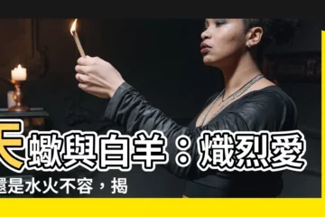 【天蠍 白羊】天蠍與白羊：熾烈愛火還是水火不容，揭開超震撼配對指數！